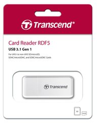 Кардридер Transcend USB 3.1 Gen 1 microSD/SD White TS-RDF5W photo